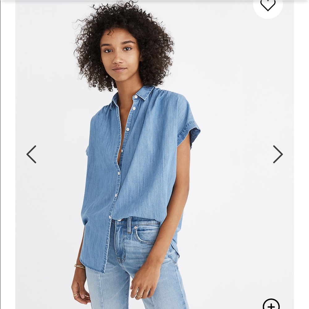 Madewell Central Shirt in Roberta Indigo